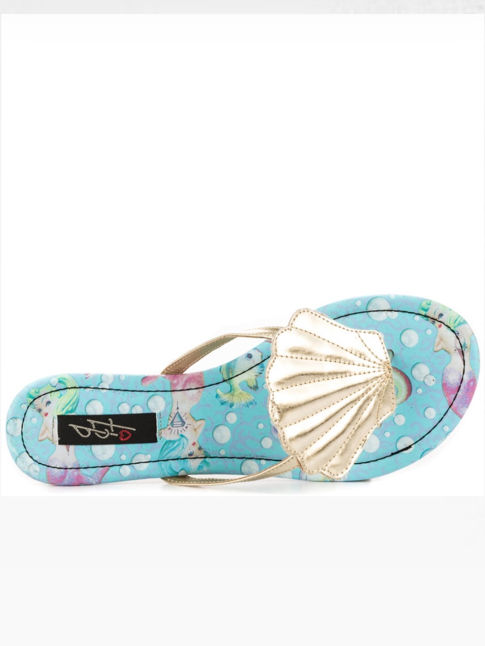 Rare Iron Fist Lollipop Lorelei Mermaid Sandals Size 10